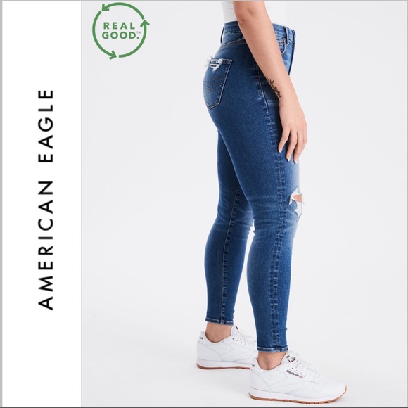 AE Luxe Curvy High Waisted Rise Jegging - Picture 3 of 13